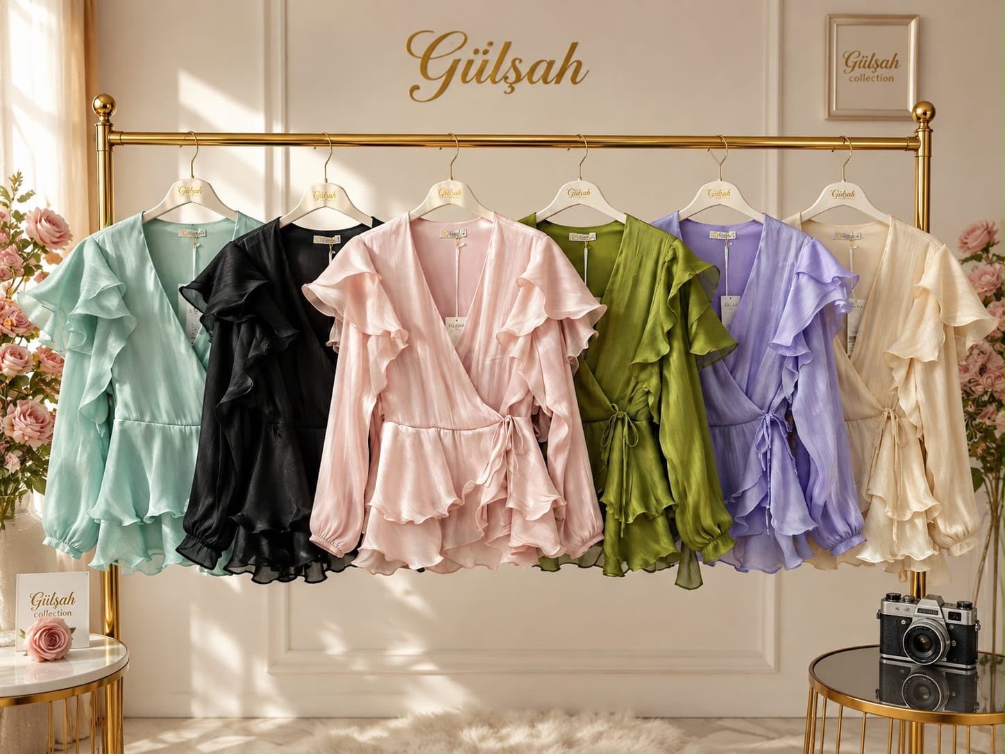 Gülşah Moda Evi koleksiyon rafı