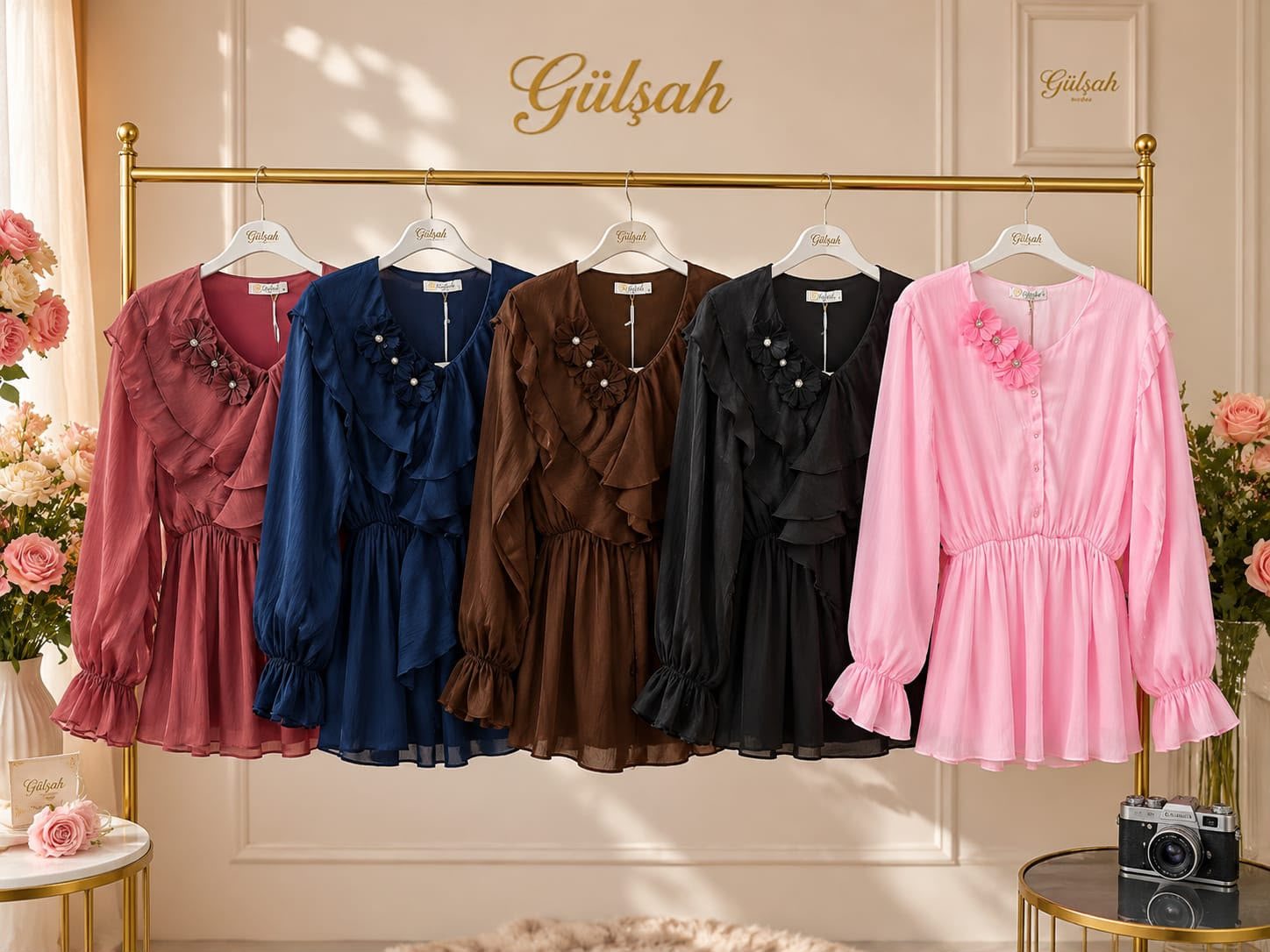 Gülşah Moda Evi ikili takım rafı